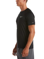 Nike Black Short Sleeve Hydroguard Sun Safe Rash Vest - Image 3 of 3