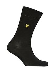 Lyle & Scott Black Socks 10 Pack - Image 2 of 3