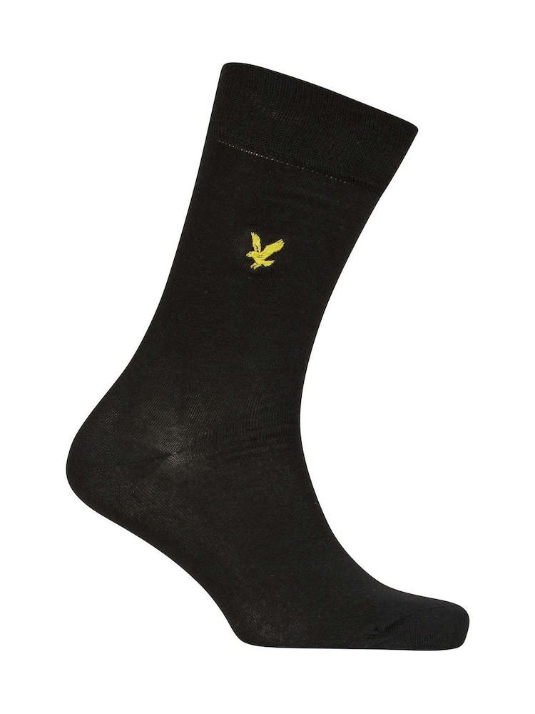 Lyle & Scott Black Socks 10 Pack - Image 2 of 3
