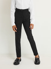 Langer Schnitt, Schwarz - Stretch-Schulhose mit hoher Taille, Senior (9–18 Jahre) - Bild 3 von 7