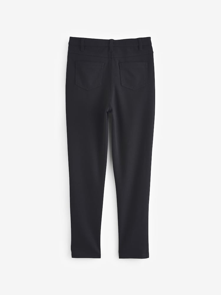Langer Schnitt, Schwarz - Stretch-Schulhose mit hoher Taille, Senior (9–18 Jahre) - Bild 7 von 7