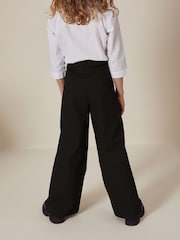 Black Longer Length Senior Wide Leg School Trousers (9-18yrs) - Image 2 of 4