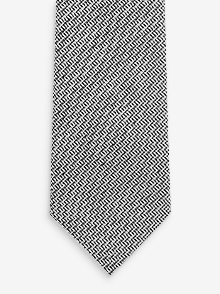 Charcoal Grey Twill Heritage Plain Tie - Image 2 of 4 Charcoal Grey Twill Heritage Plain Tie - Image 2 of 4