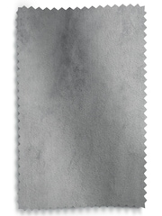 Grey Charcoal Matte Velvet Pencil Pleat Blackout/Thermal Curtains - Image 7 of 7