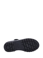 Hush Puppies Black Tally Junior Patent School Shoes - Image 4 of 4