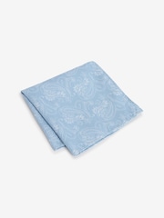 Light Blue Slim Tie Pocket Square And Lapel Pin Set - Image 2 of 4