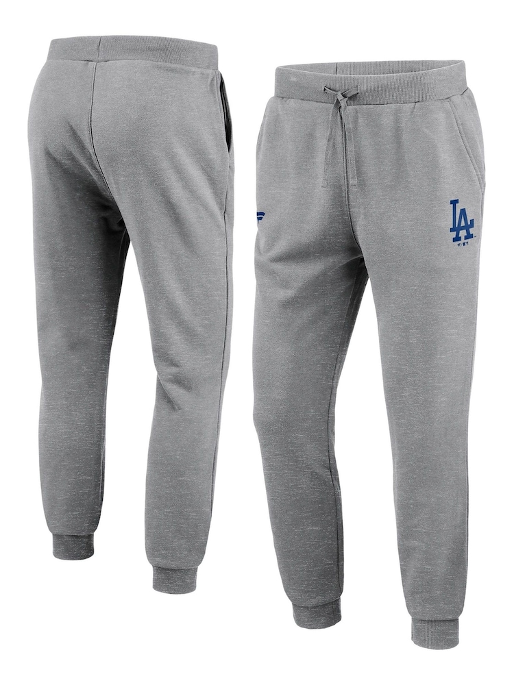 Fanatics Grey Los Angeles Dodgers Mid Essentials Jog Pants - Image 1 of 3 Fanatics Grey Los Angeles Dodgers Mid Essentials Jog Pants - Image 1 of 3