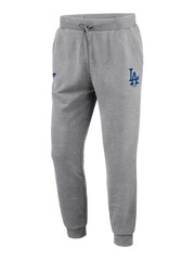 Fanatics Grey Los Angeles Dodgers Mid Essentials Jog Pants - Image 2 of 3