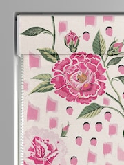 Cath Kidston Pink Tea Rose Made To Measure Roman 100% Cotton Blinds - Image 3 of 6