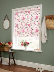 Cath Kidston Pink Tea Rose Made To Measure Roman 100% Cotton Blinds - Image 5 of 6