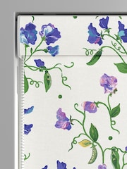 Cath Kidston Purple Sweet Pea Made To Measure Roman 100% Cotton Blinds - Image 3 of 6
