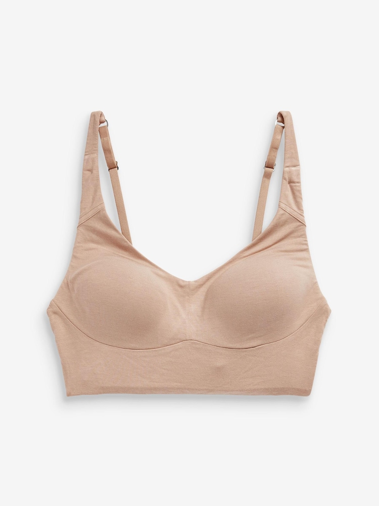 Nude Pink Forever Comfort® Non Wire Longline Bra - Image 3 of 3
