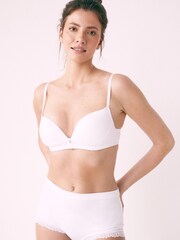 White Pad Non Wire Forever Comfort® Balcony Bra - Image 1 of 2