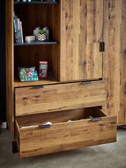 Oak Effect Bronx Kids Triple Wardrobe - Image 3 of 8