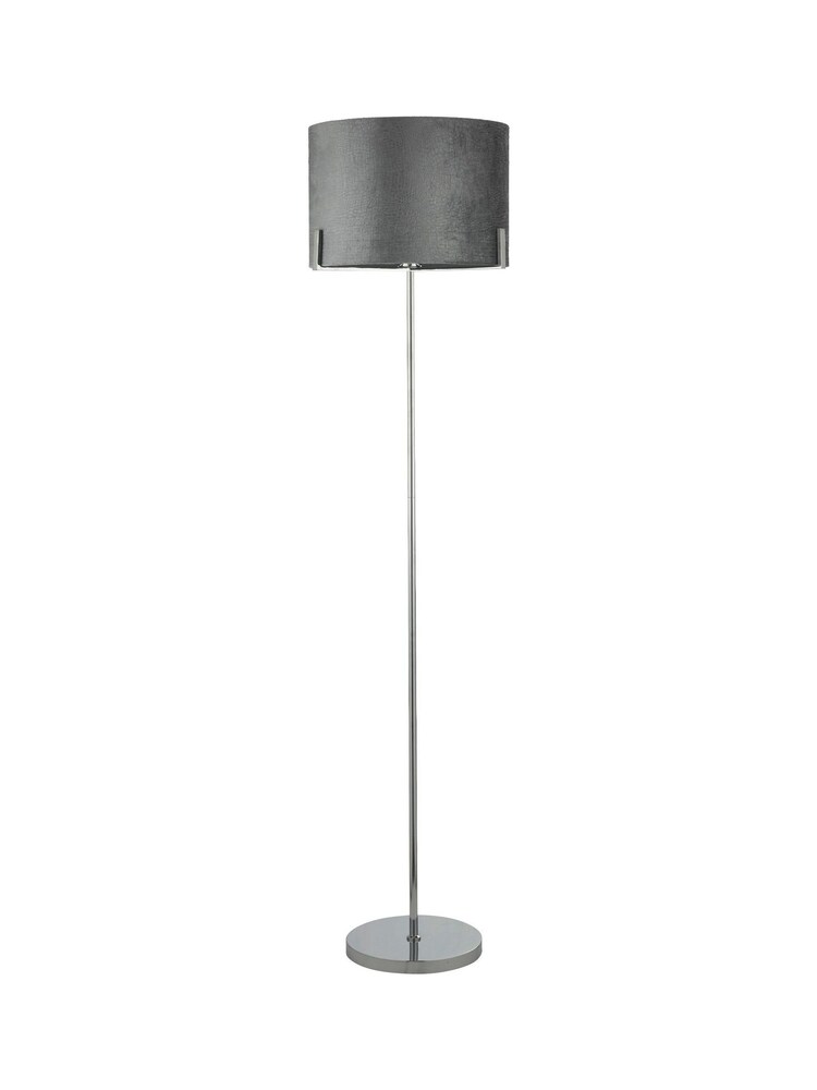 Searchlight Chrome Oakley Alligator Floor Lamp - Image 4 of 4