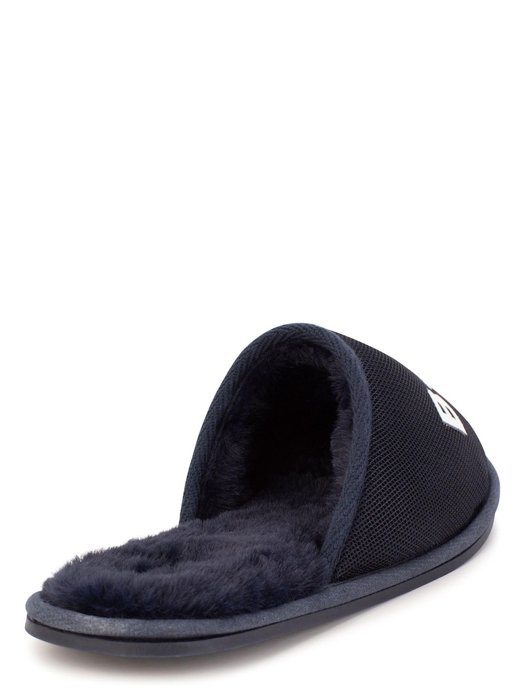 Granatowy - BOSS Logo Slippers - Image 3 of 7