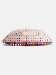 Lounging Hound Grey Pillow Bed In Grey Multispot Wool - Image 3 of 4