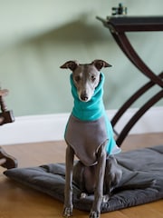 Lounging Hound Brown Travel Bed Roll in Mole Plush Velvet - Image 1 of 4