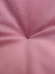 Lounging Hound Pink Sofa Protector Cushion in Blush Pink Lustre Velvet - Image 4 of 4