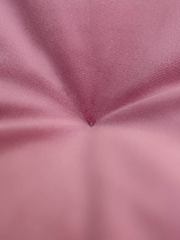 Lounging Hound Pink Sofa Protector Cushion in Blush Pink Lustre Velvet - Image 4 of 4