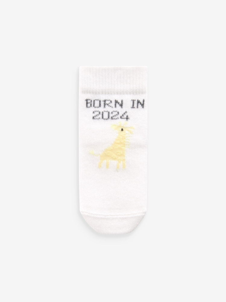 Ecru Baby Socks 2 Pack (0-12mths) - Image 2 of 3