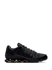 Nike Black/Gold Reax 8 TR Gym Trainers - Image 3 of 8