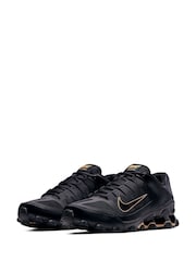 Nike Black/Gold Reax 8 TR Gym Trainers - Image 5 of 8