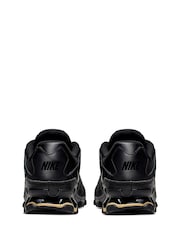 Nike Black/Gold Reax 8 TR Gym Trainers - Image 6 of 8