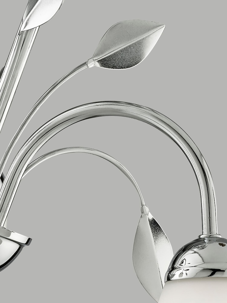 Searchlight Chrome Greyson 3 Light Ceiling Light - Image 2 of 4