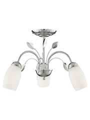 Searchlight Chrome Greyson 3 Light Ceiling Light - Image 3 of 4
