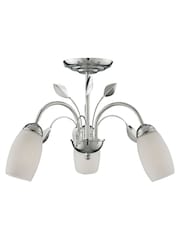 Searchlight Chrome Greyson 3 Light Ceiling Light - Image 4 of 4