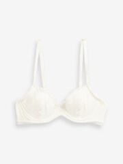 Print/Plain Rib & Cotton Non Pad Wired Bras 2 Pack - Image 6 of 6