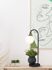 Searchlight Black Dee Desk Lamp - Image 1 of 4
