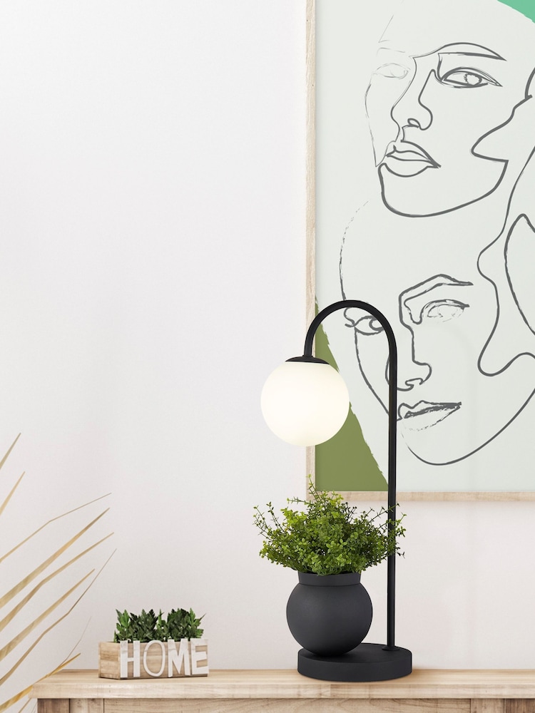 Searchlight Black Dee Desk Lamp - Image 1 of 4