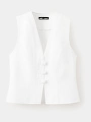 Mango White Waistcoat - Image 5 of 7