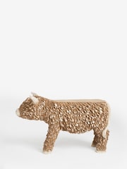 Natural Hamish The Highland Cow Sofa Side Table - Image 3 of 7