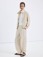 Mango Cream Lightweight Utility Jacket - Image 1 of 7