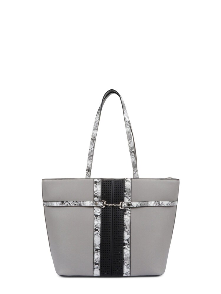 Bellissimo Black Ladies Multi-Texture Tote Bag - Image 1 of 3