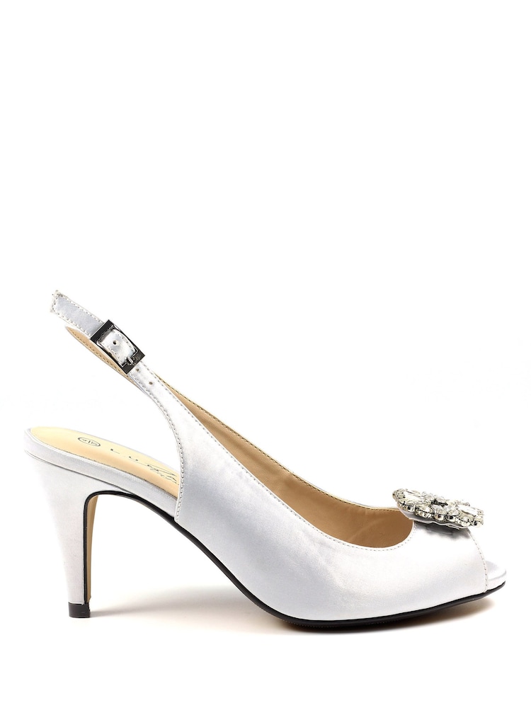 Lunar Venice Peep Toe Slingback Sandals - Image 1 of 6