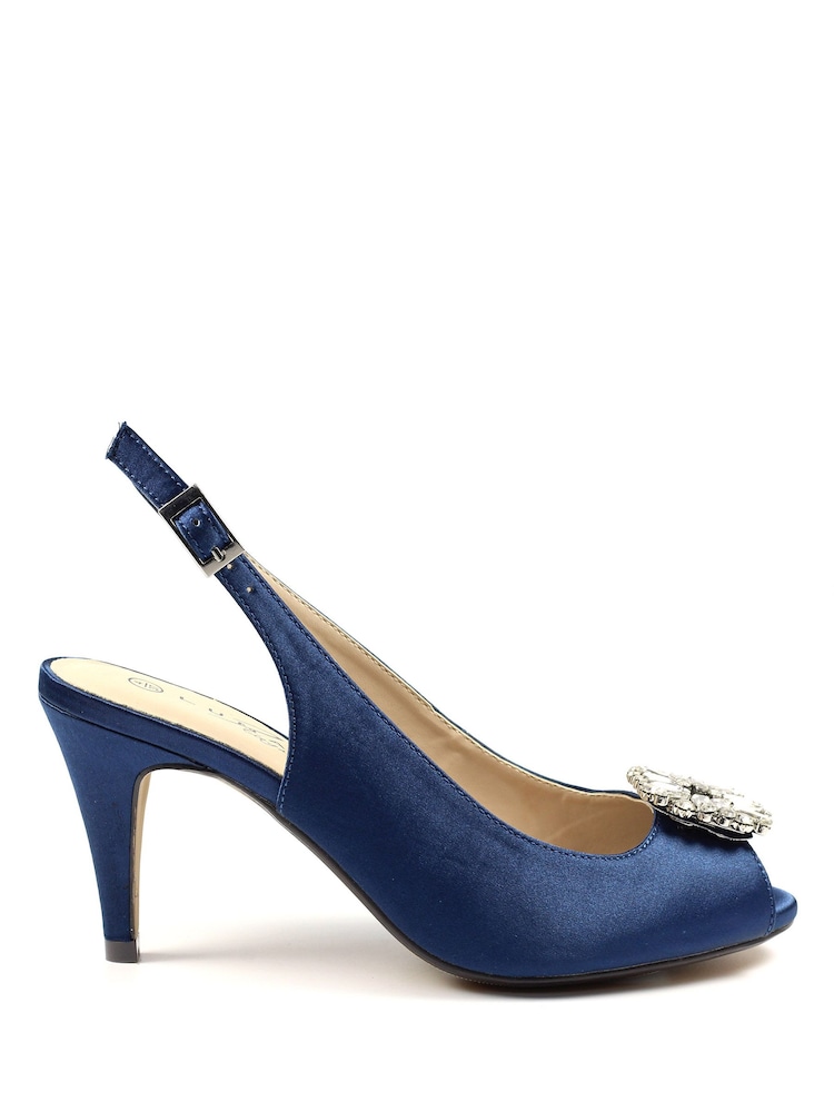 Lunar Venice Peep Toe Slingback Sandals - Image 1 of 6