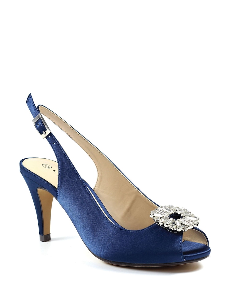 Lunar Venice Peep Toe Slingback Sandals - Image 2 of 6