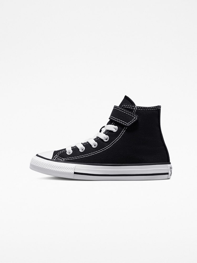 أسود - حذاء رياضي بقبة مرتفعة للأطفال ‪1V‬ من Converse - صورة 2 من 7