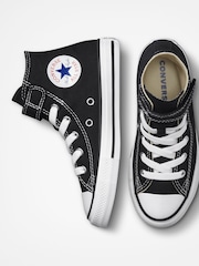 أسود - حذاء رياضي بقبة مرتفعة للأطفال ‪1V‬ من Converse - صورة 5 من 7
