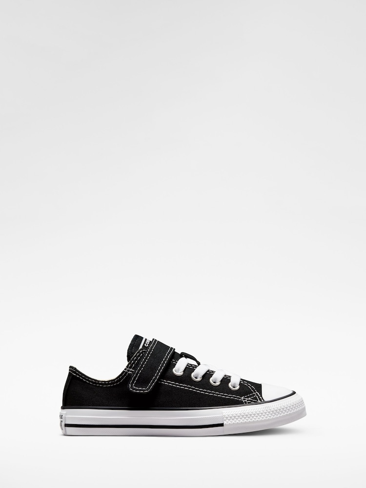 Converse Black 1V Chuck Ox Junior Trainers - Image 1 of 7