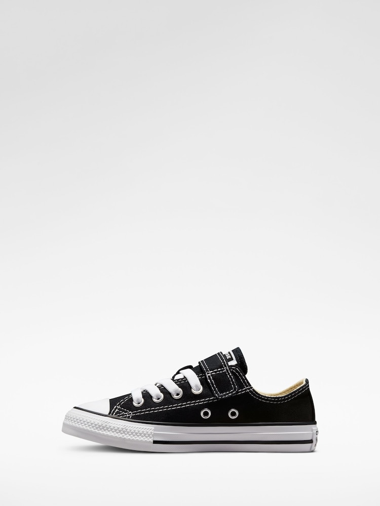 Converse Black 1V Chuck Ox Junior Trainers - Image 2 of 7