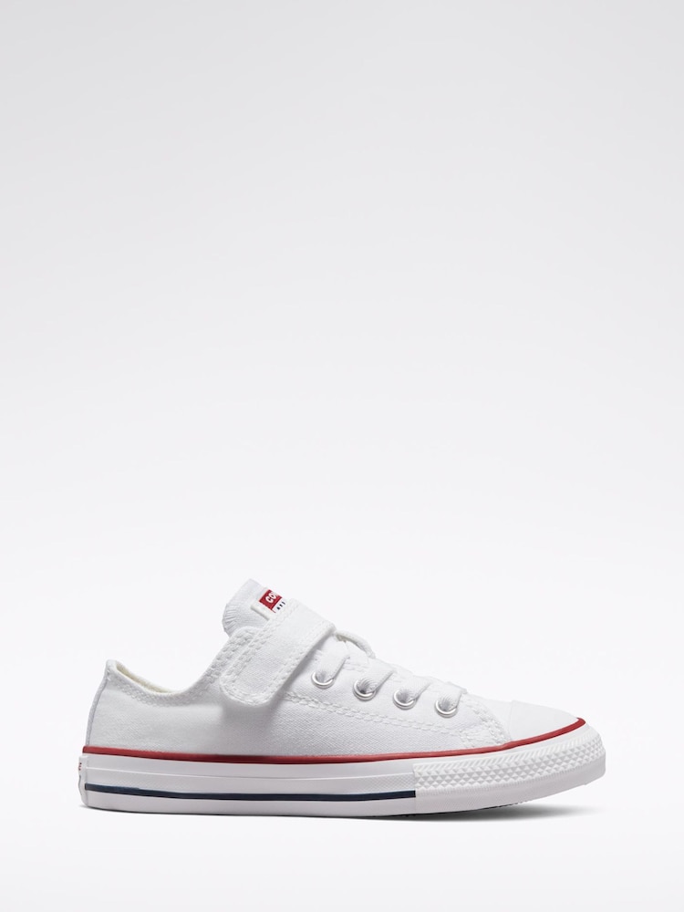 أبيض - حذاء رياضي للأطفال ‪1V Chuck Ox‬ من Converse  - صورة 1 من 7