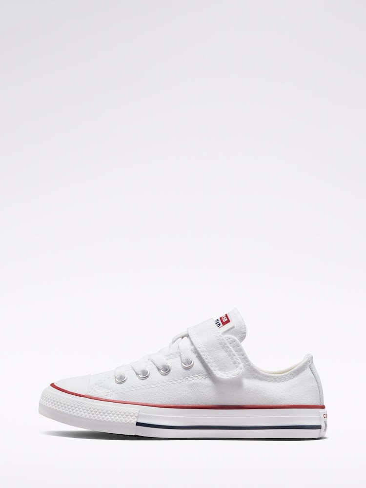 أبيض - حذاء رياضي للأطفال ‪1V Chuck Ox‬ من Converse  - صورة 2 من 7