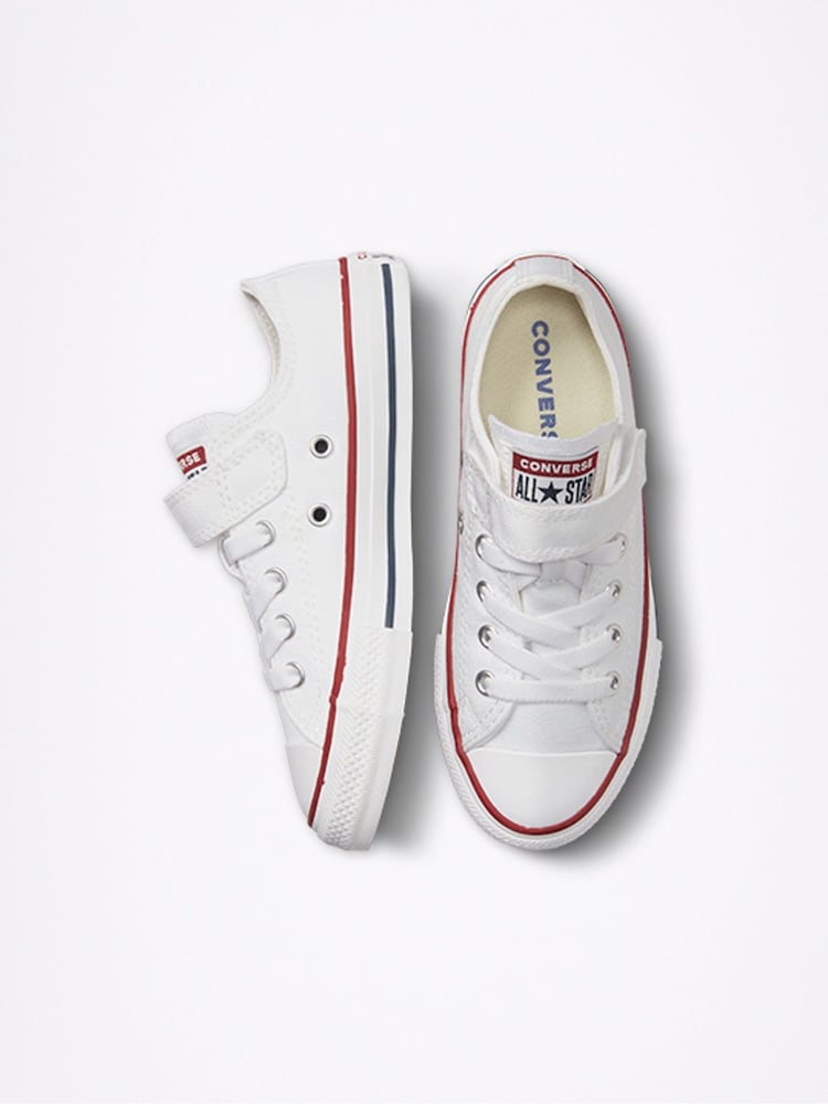 Biały - Trampki dziecięce Converse 1V Chuck Ox - Image 4 of 7