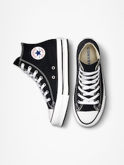 Черный - Высокие кроссовки для подростков Converse Eva Lift - Изображение 10 из 11