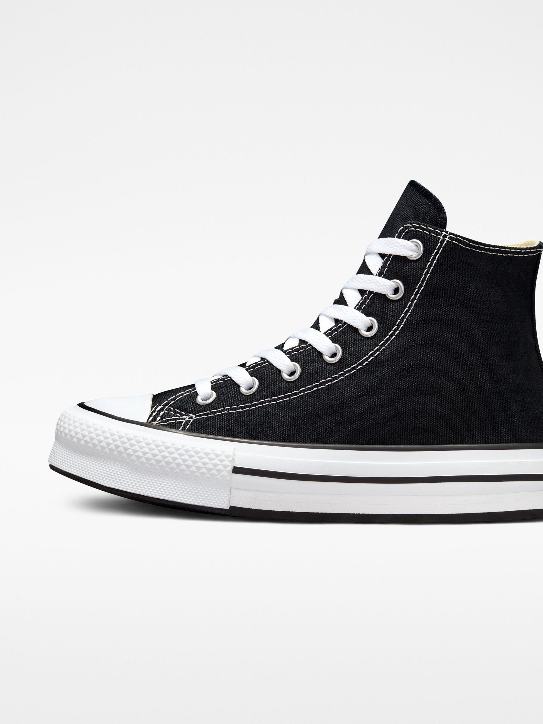 Buy Converse Black Eva Lift High Top Youth Trainers from Next United Arab Emirates